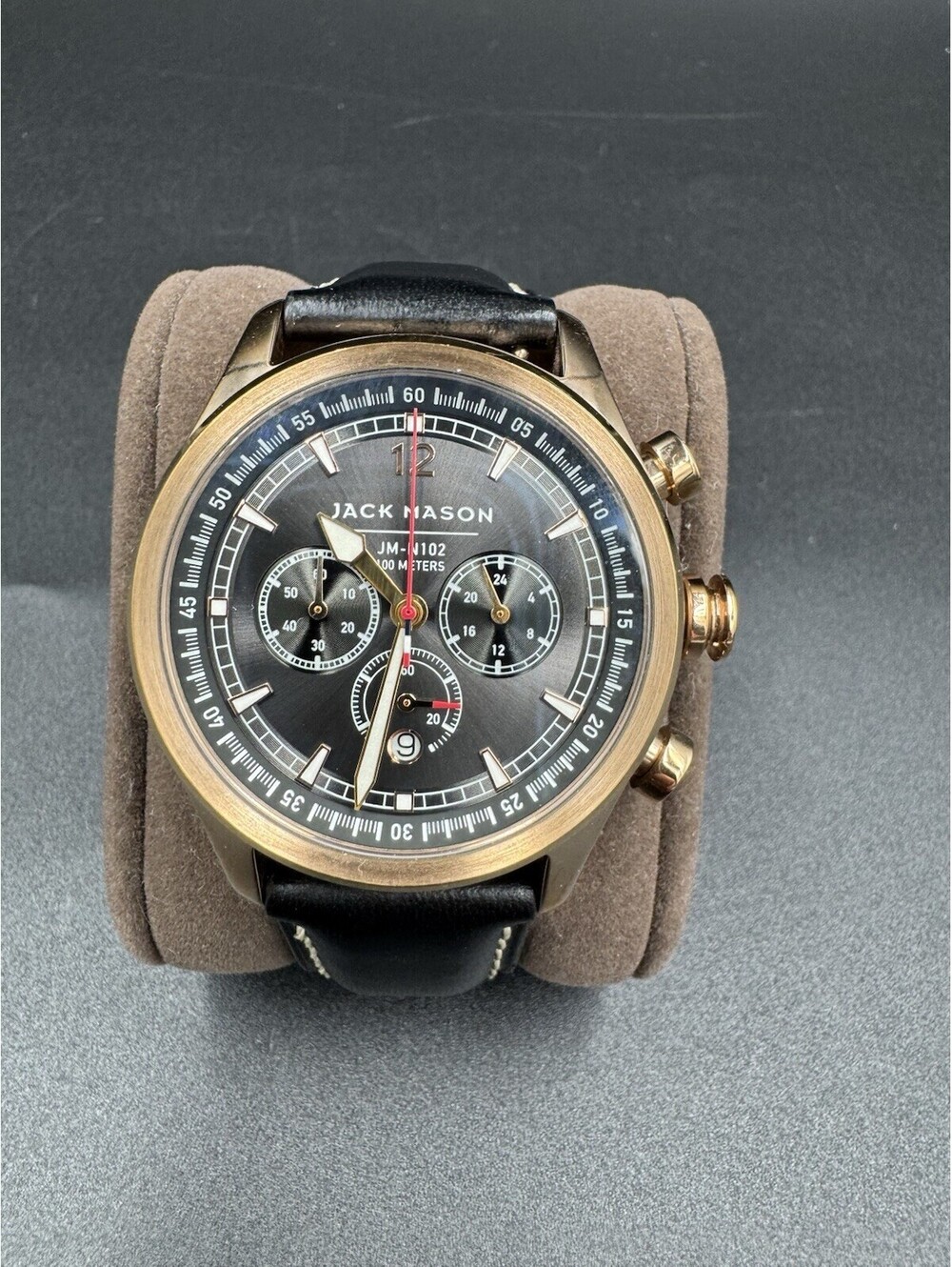 Jack Mason Nautical Chronograph Grey Dial Watch JM-N102-025 Excellent Condition